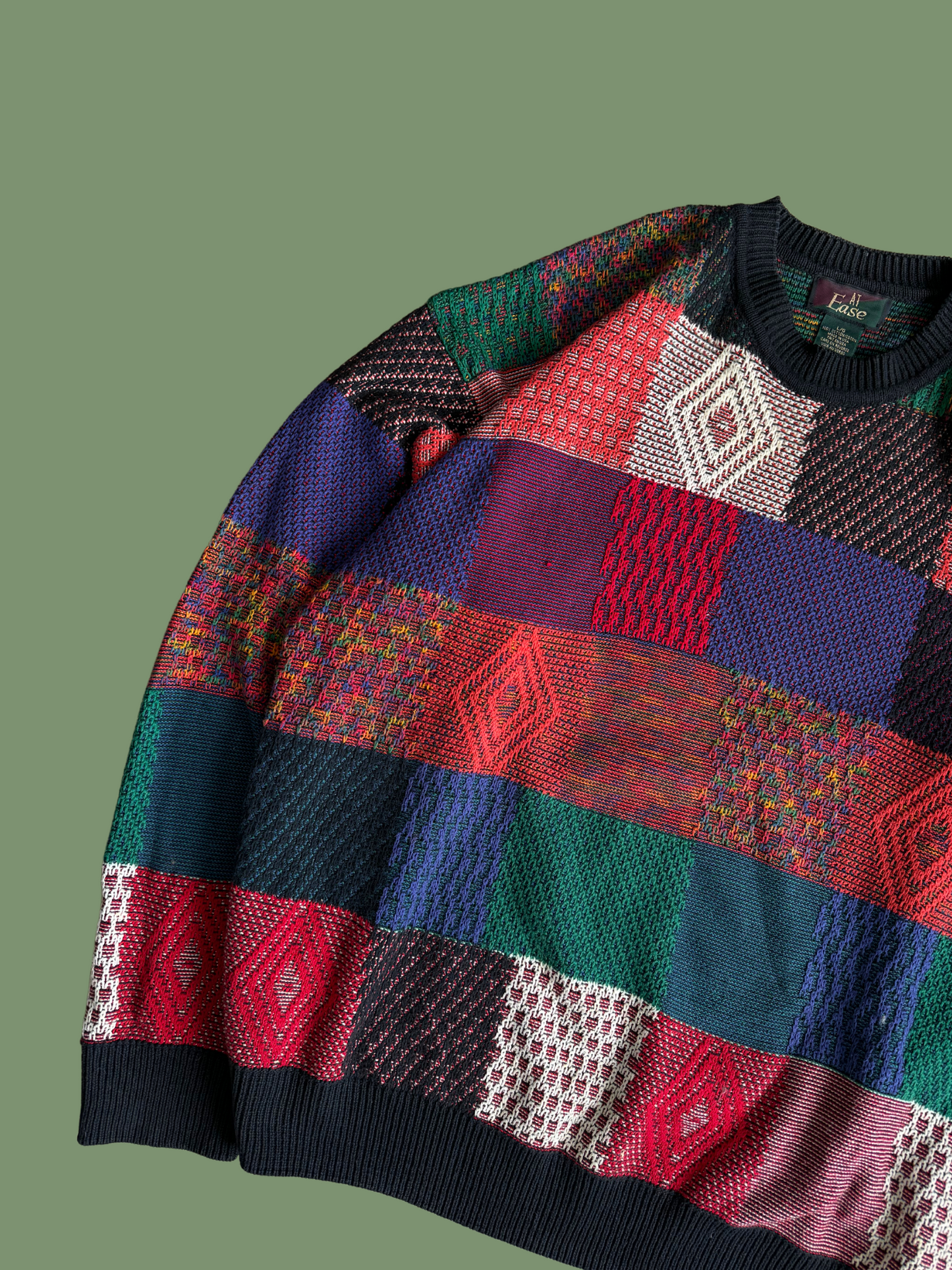 Vintage Patchwork Sweater