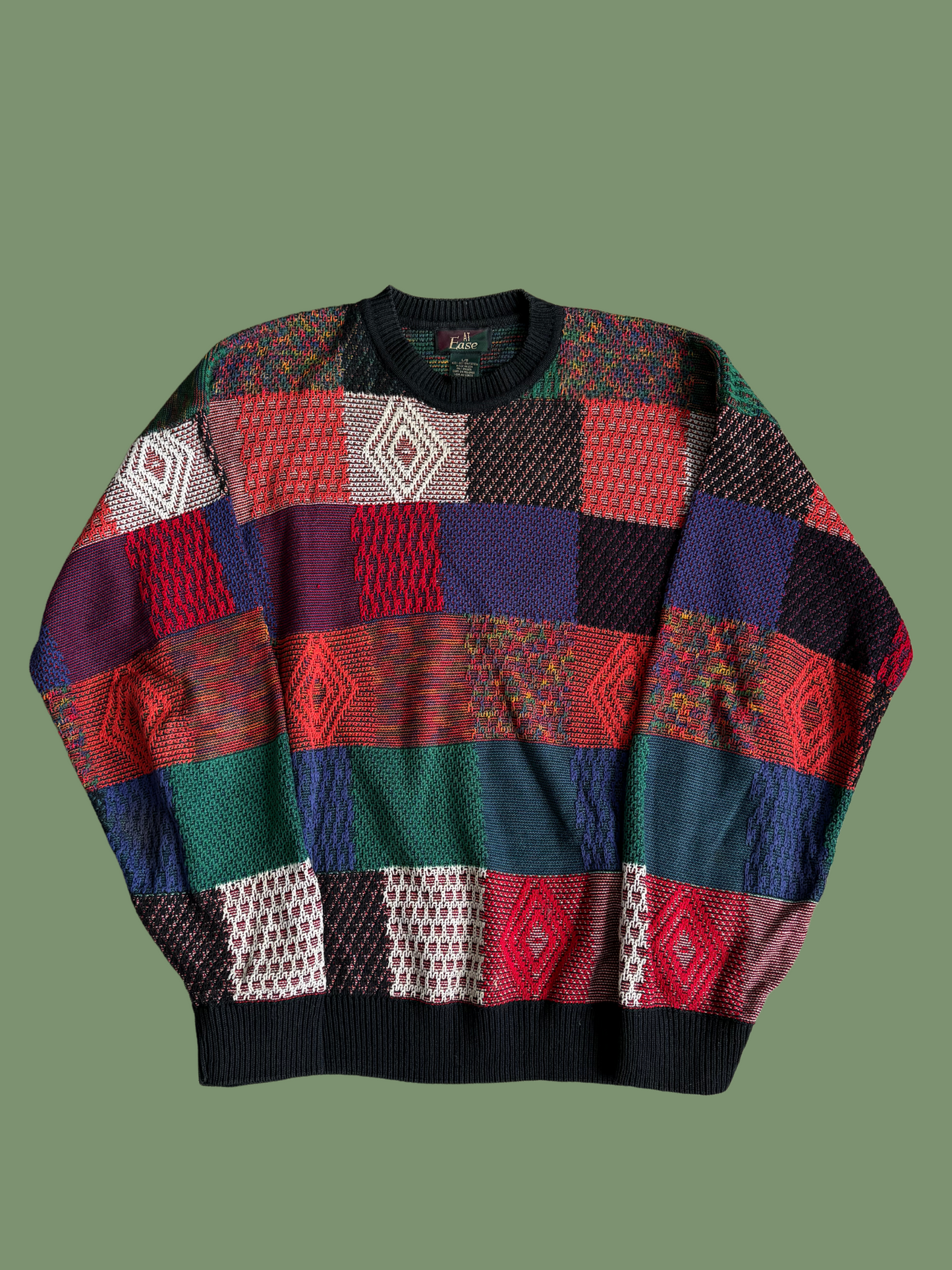 Vintage Patchwork Sweater