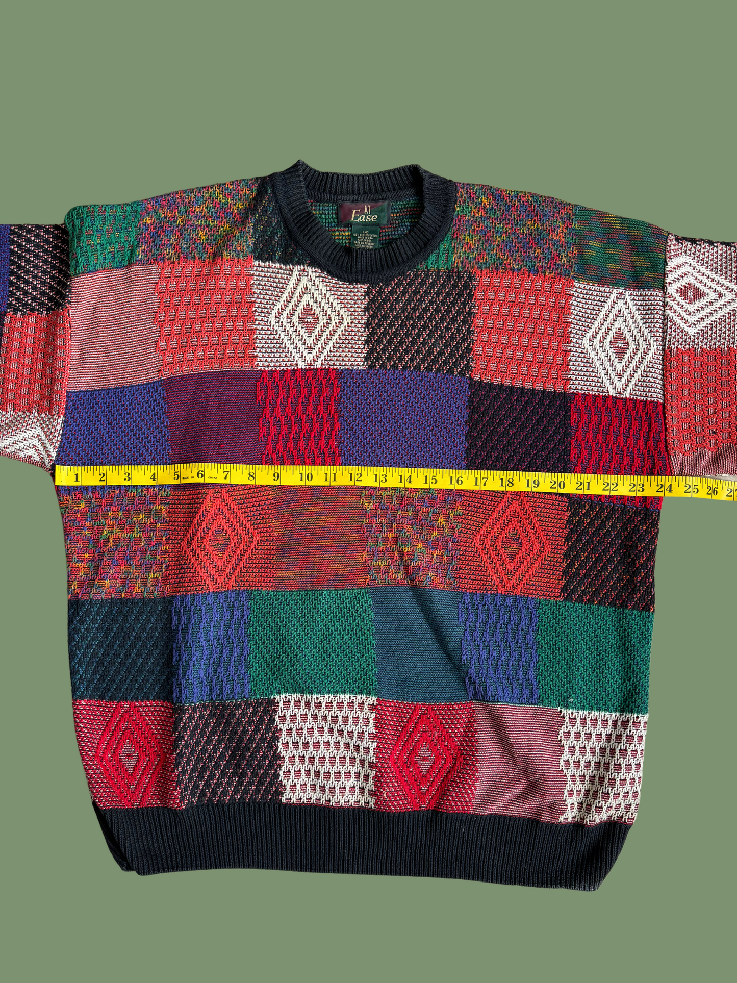 Vintage Patchwork Sweater