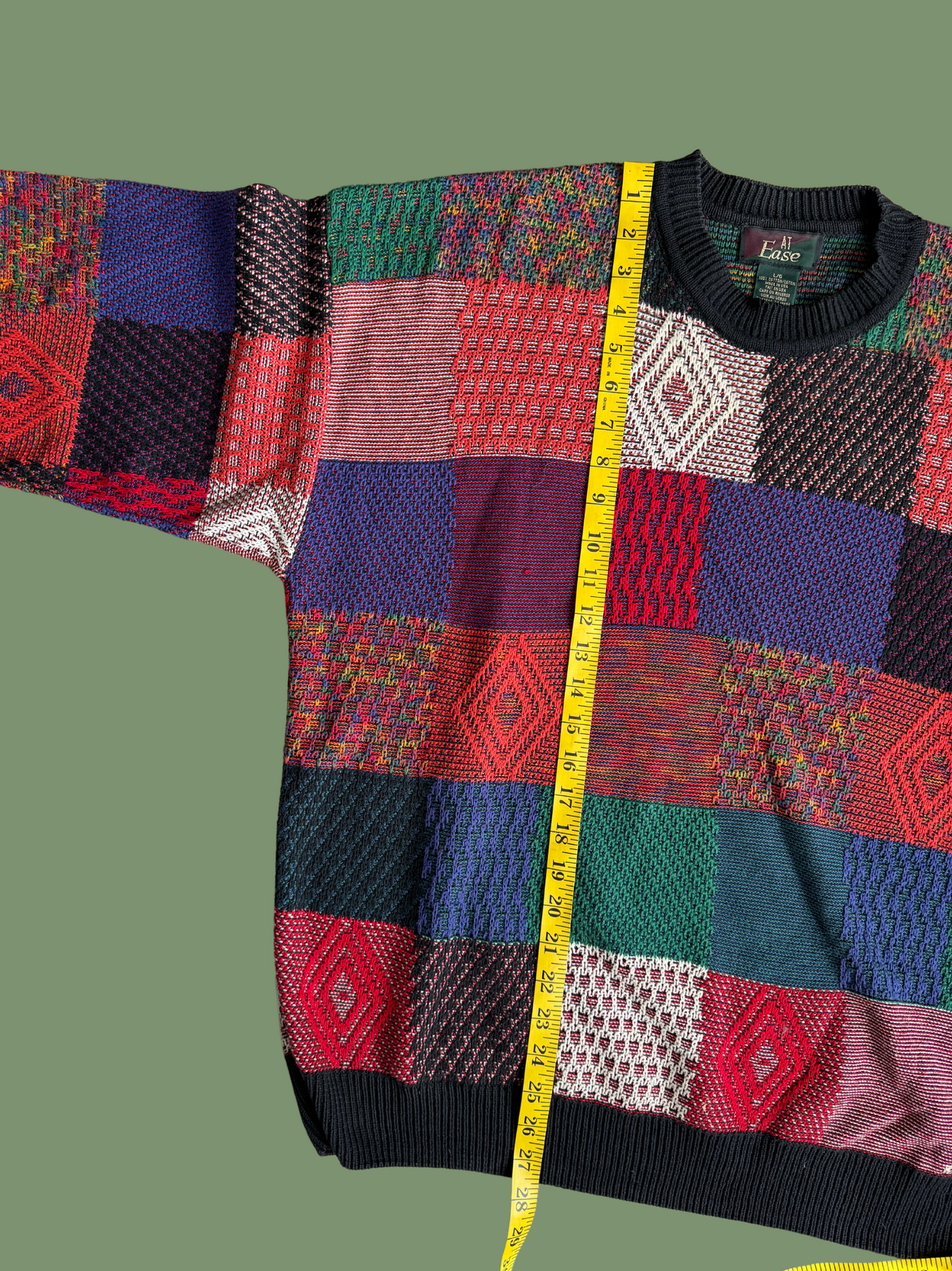 Vintage Patchwork Sweater