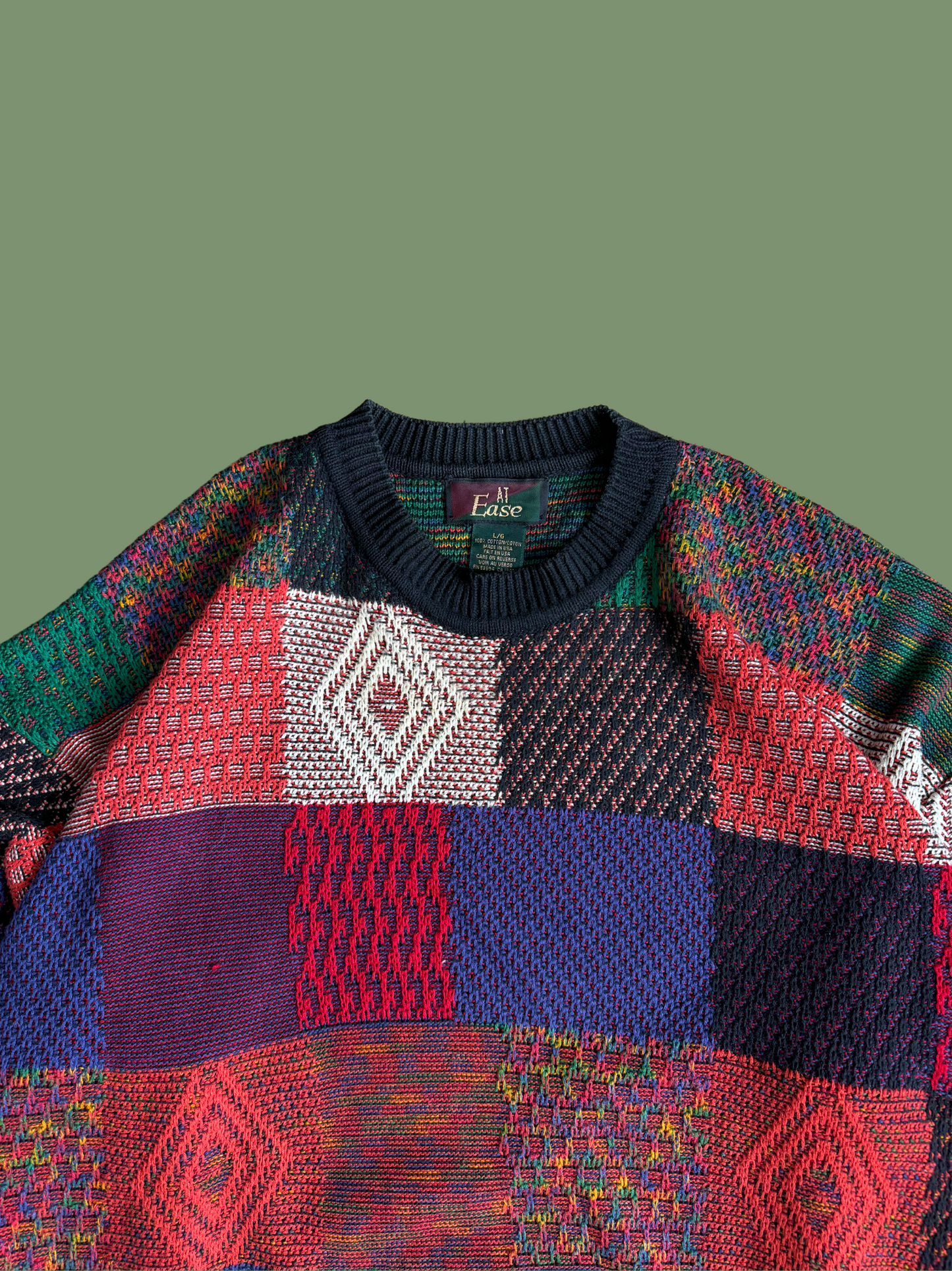 Vintage Patchwork Sweater