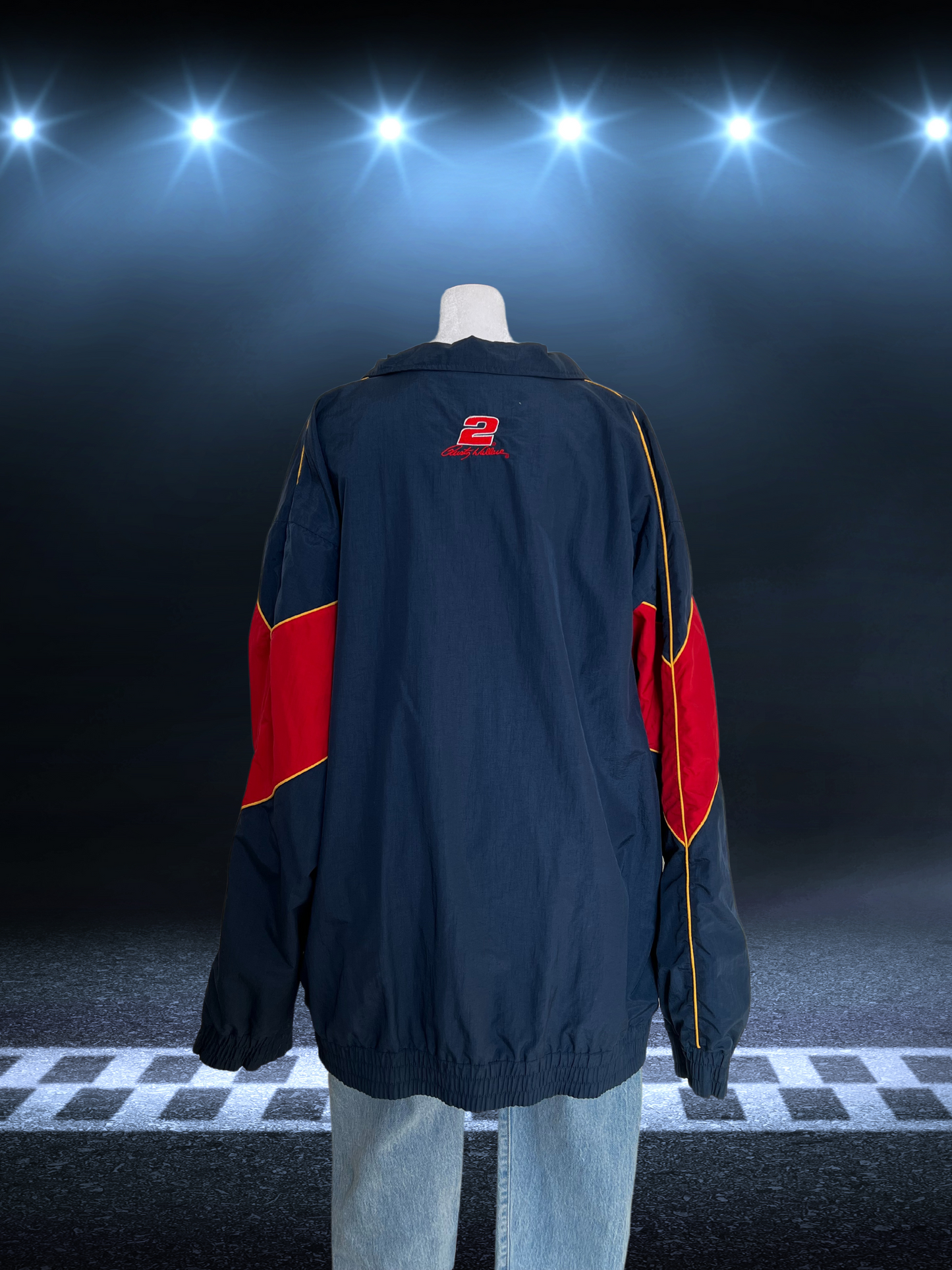 Vintage Rusty Wallace Miller Lite NASCAR Jacket