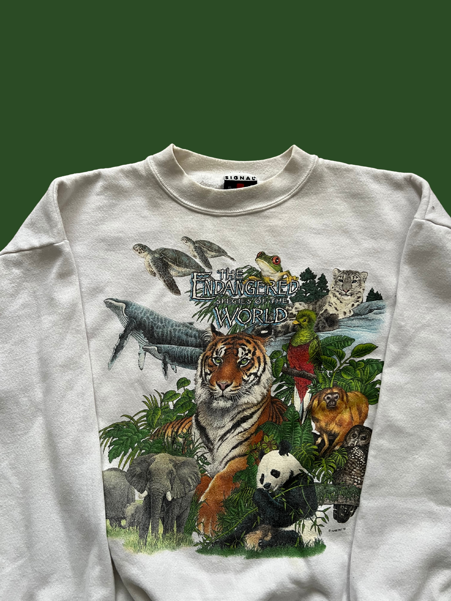 Vintage Endangered Species Crewneck